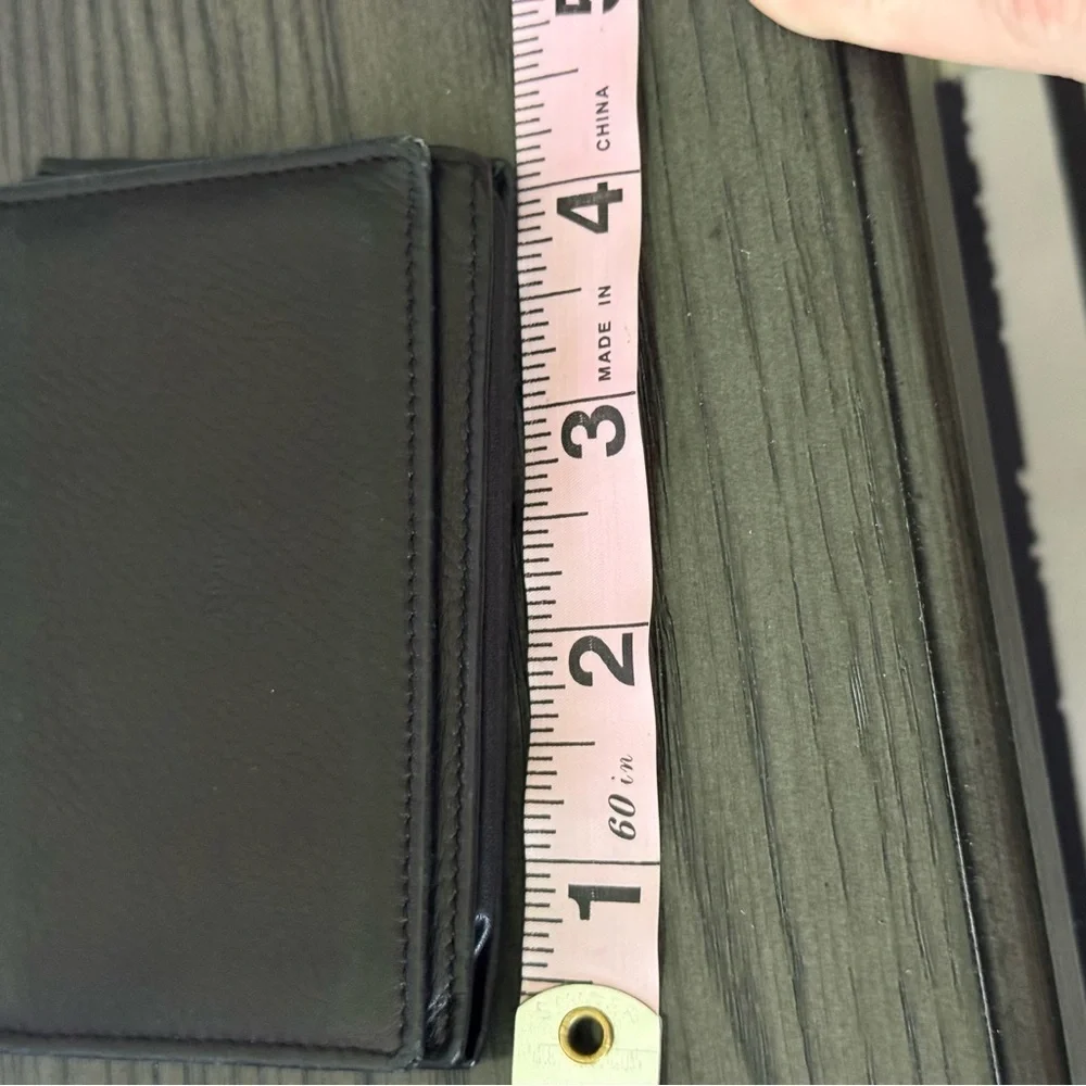 Bosca Black Wallet Nappa Leather Elegance